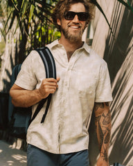 Men's Harbor Short Sleeve Shirt - Ocean Mist