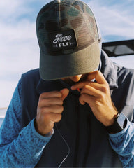 Outfitters Patch Mesh Hat - Vintage Camo Oil Green