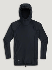 Men's Pinnacle Hooded Rash Guard - Black