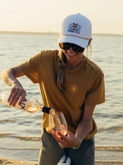 Women's Mellow Meadow Trucker Hat -  White