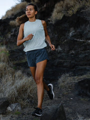 Women's Bamboo-Lined Active Breeze Short – 3" - Storm Cloud