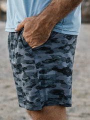 Men's Active Breeze Short Lined – 5.5" - Seasmoke Camo Black