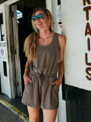 Women's Breeze Romper - Storm Cloud