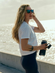 Women's Bamboo Current Boxy Tee - Black