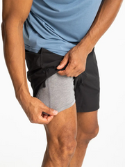 Men's Active Breeze Short Lined – 5.5" - Black