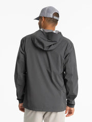 Men's Cloudshield Rain Jacket - Black Sand