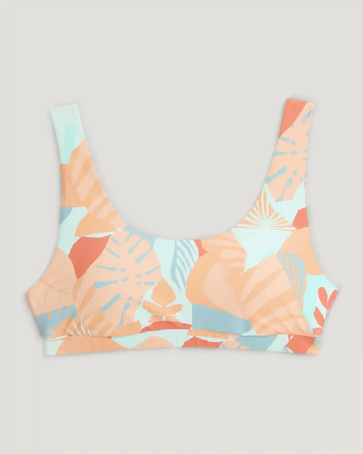 Women's Wavebound Scoop Bikini Top - Calypso Print Light Coral