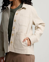Women's Folly Twill Chore Coat - Stone