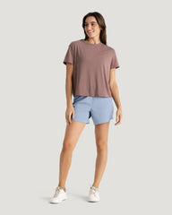 Women's Bamboo-Lined Active Breeze Short – 5" - Clear Sky