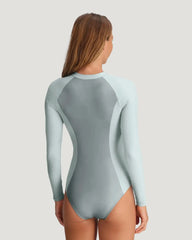 Women's Wavebound Long Sleeve Suit - Ocean Mist / Tropic Sea
