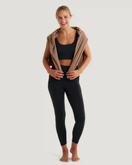 Women's Bamboo Lightweight Fleece Crew - Fossil
