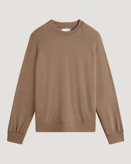 Women's Bamboo Lightweight Fleece Crew - Fossil