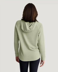 Women's Bamboo Lightweight Fleece Hoodie - Tea