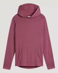 Women's Bamboo Lightweight Fleece Hoodie - Plum