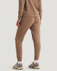 Women's Bamboo Lightweight Fleece Jogger - Fossil