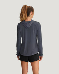 Women's Bamboo Lightweight Hoodie II - Storm Cloud