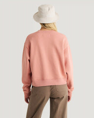 Women's Bamboo Northcoast Fleece Crew - Shell