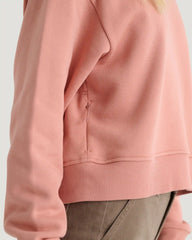 Women's Bamboo Northcoast Fleece Crew - Shell
