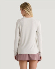 Women's Bamboo Shade Long Sleeve II - Off White Heather