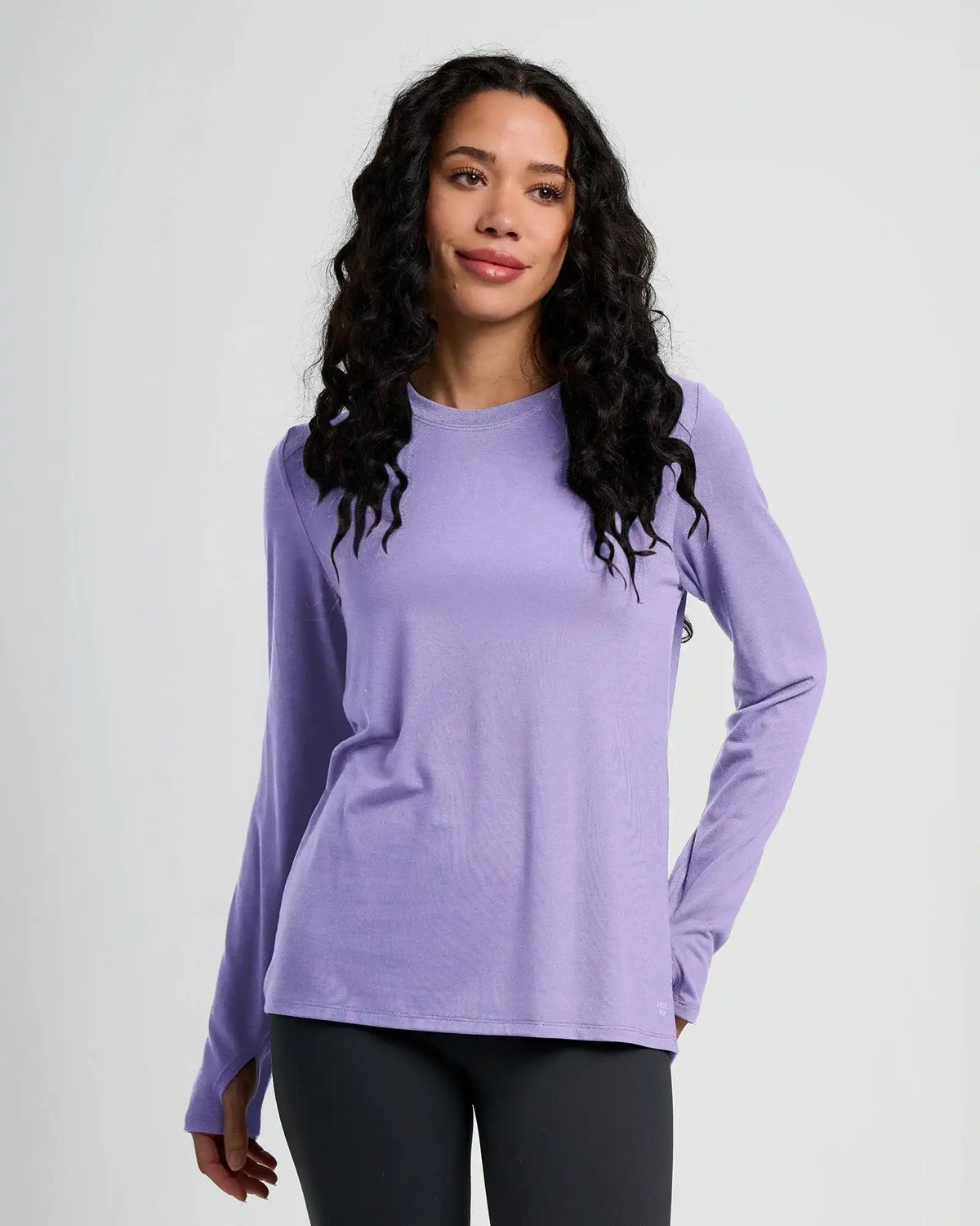 Women's Bamboo Shade Long Sleeve II - Bright Lavender