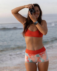 Women's Wavebound Surf Short - Ocean Mist / Tropic Sea