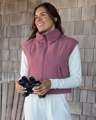 Women's Coldvale Insulated Vest - Plum