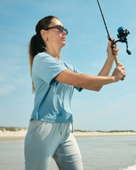 Women's Elevate Lightweight Tee - Windward Blue