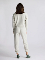 Women's Waffle Long Sleeve Henley - Birch